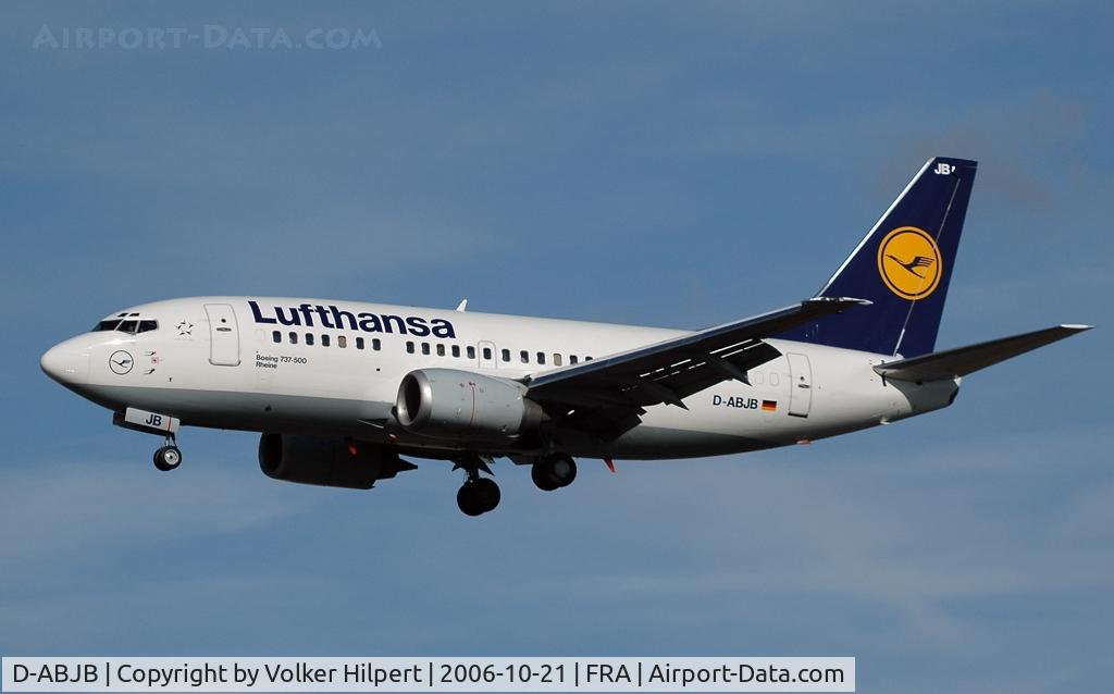 D-ABJB, 1991 Boeing 737-530 C/N 25271, Lufthansa 737-530
