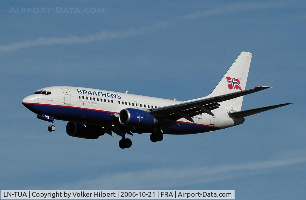 LN-TUA, 1998 Boeing 737-705 C/N 28211, Braathens 737-705
