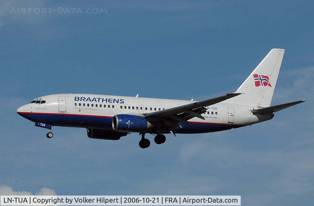 LN-TUA, 1998 Boeing 737-705 C/N 28211, Braathens 737-705
