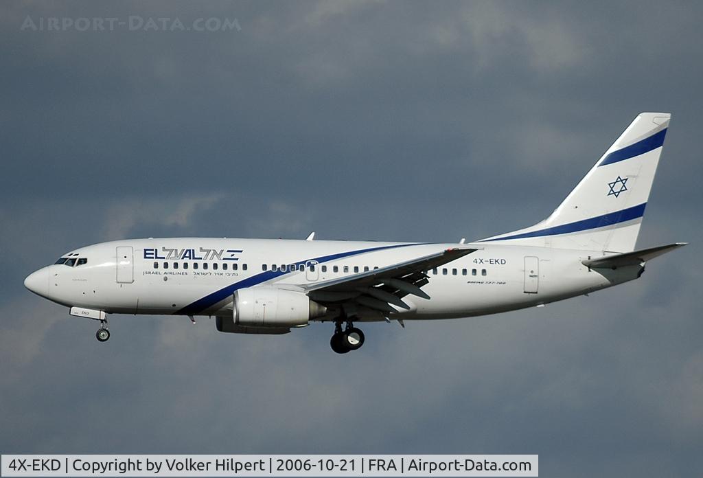 4X-EKD, 1999 Boeing 737-758 C/N 29960, ElAl 737-758