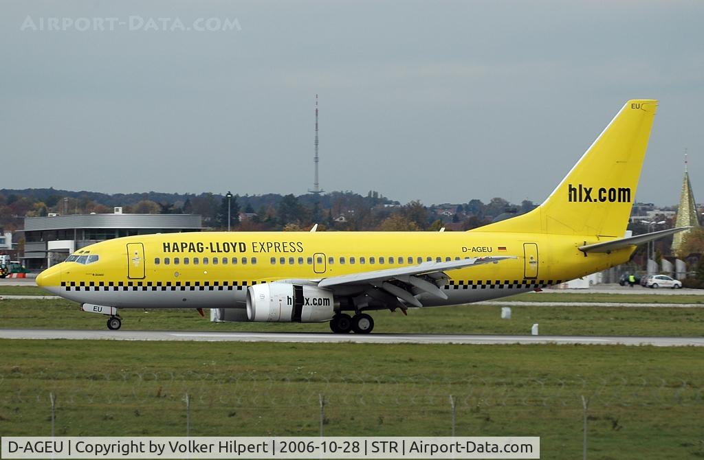 D-AGEU, 1998 Boeing 737-75B C/N 28104, HLX 737-75B