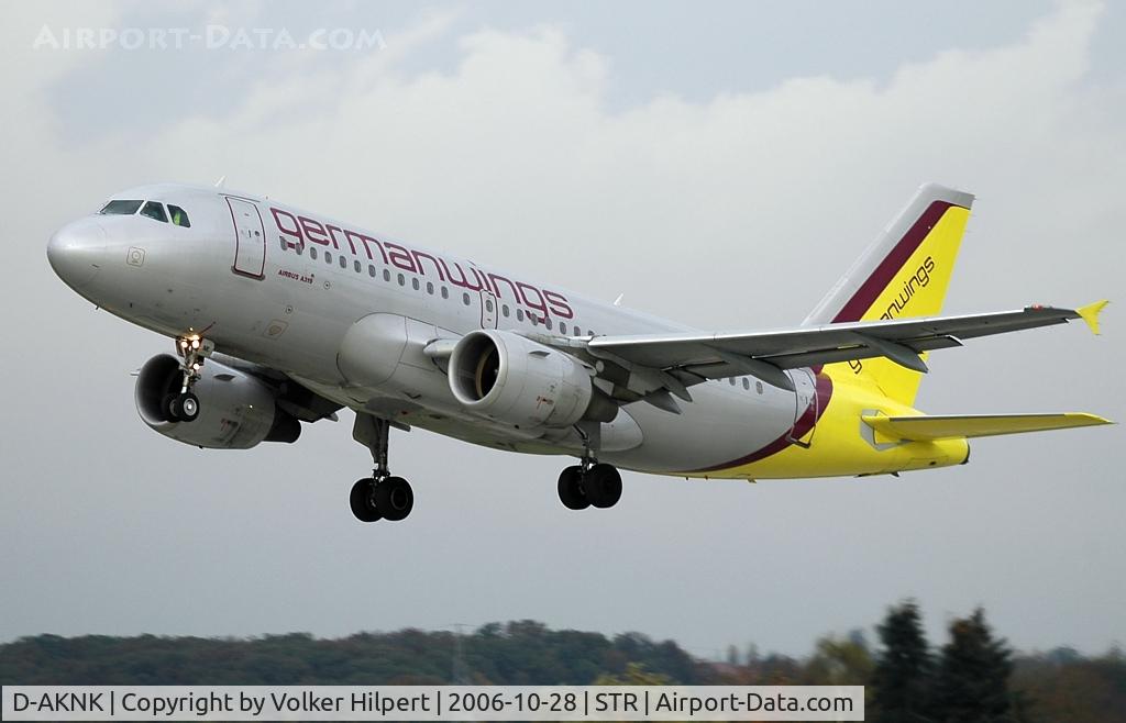 D-AKNK, 1999 Airbus A319-112 C/N 1077, Germanwings A319-112