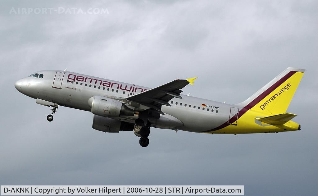D-AKNK, 1999 Airbus A319-112 C/N 1077, Germanwings A319-112