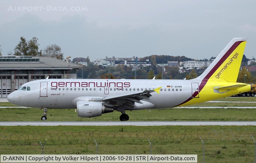 D-AKNN, 1999 Airbus A319-112 C/N 1136, Germanwings A319-112