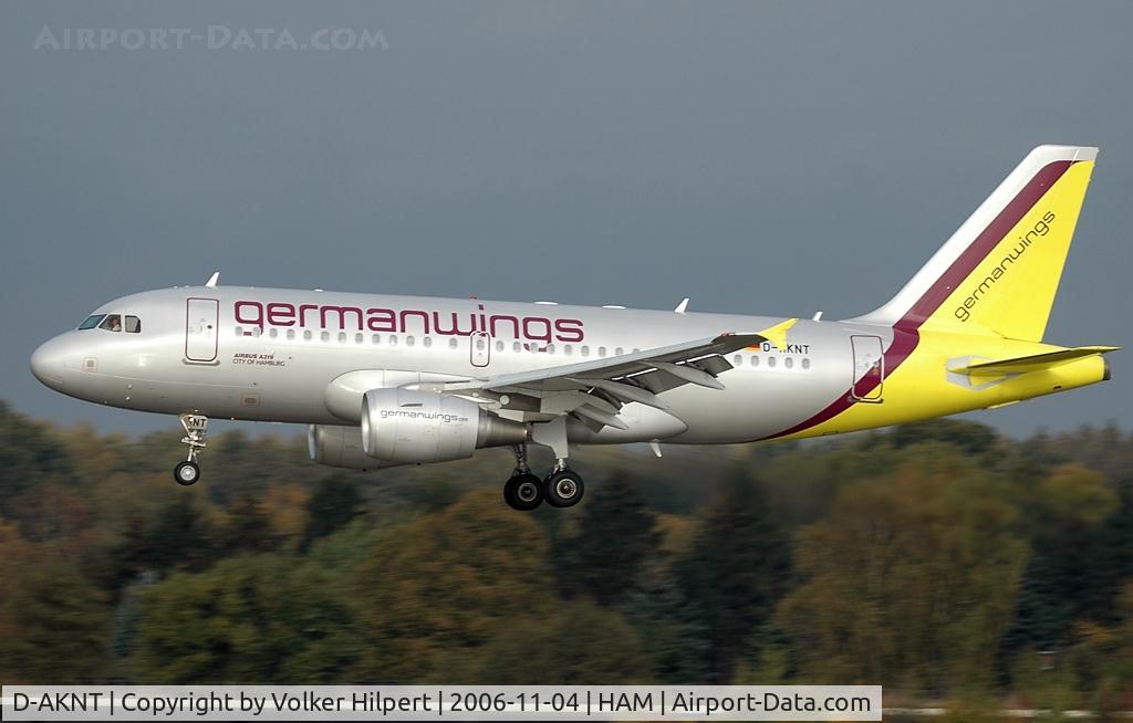 D-AKNT, 2005 Airbus A319-112 C/N 2607, Germanwings A319-112