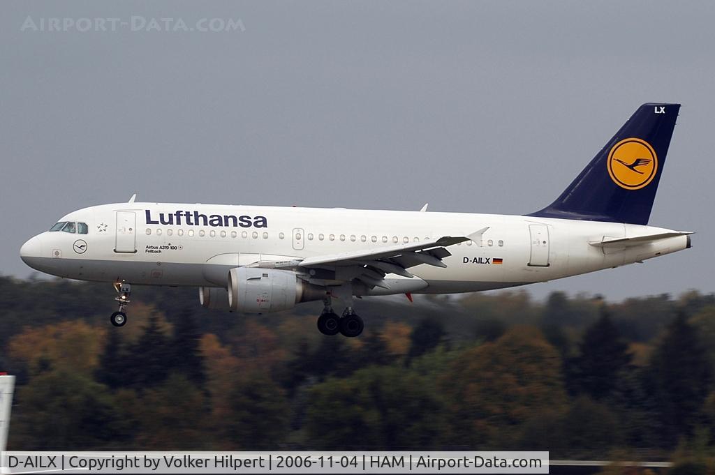 D-AILX, 1998 Airbus A319-114 C/N 860, Lufthansa A319-114