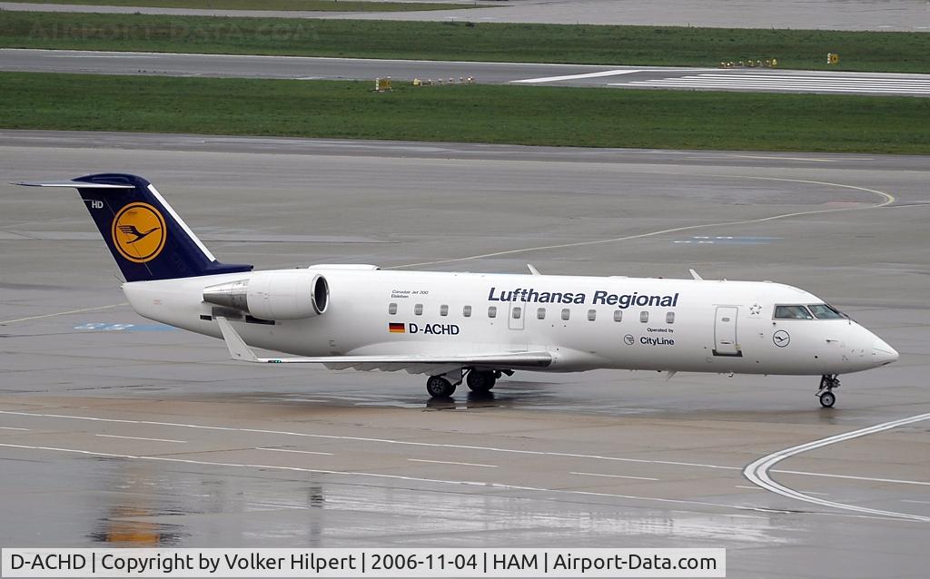 D-ACHD, 2000 Canadair CRJ-200LR (CL-600-2B19) C/N 7403, Lufthansa Cityline CRJ200LR