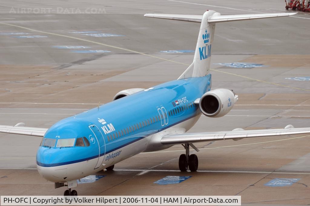 PH-OFC, 1989 Fokker 100 (F-28-0100) C/N 11263, KLM Cityhoppers Fokker 100