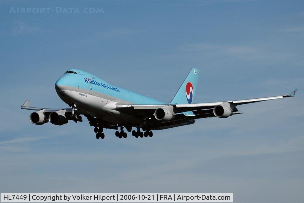 HL7449, 2000 Boeing 747-4B5F/SCD C/N 26411, 747-4B5FSCD