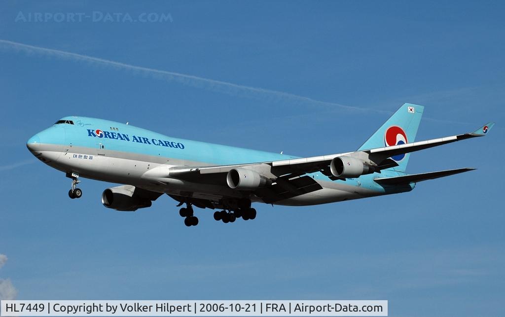 HL7449, 2000 Boeing 747-4B5F/SCD C/N 26411, 747-4B5FSCD