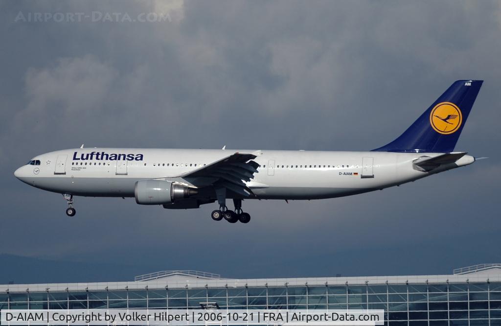 D-AIAM, 1987 Airbus A300B4-603 C/N 408, Lufthansa A300-603