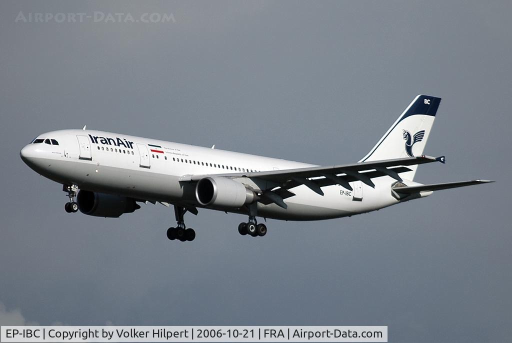 EP-IBC, 1992 Airbus A300B4-605R C/N 632, Iran Air A300-605R