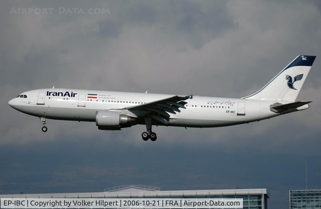 EP-IBC, 1992 Airbus A300B4-605R C/N 632, Iran Air A300-605R