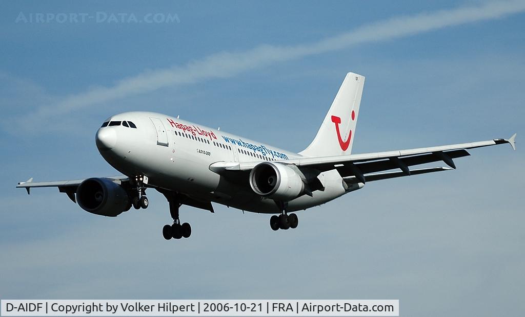 D-AIDF, 1989 Airbus A310-304 C/N 524, Hapagfly A310-304