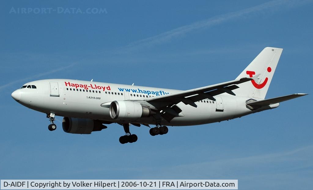 D-AIDF, 1989 Airbus A310-304 C/N 524, Hapagfly A310-304