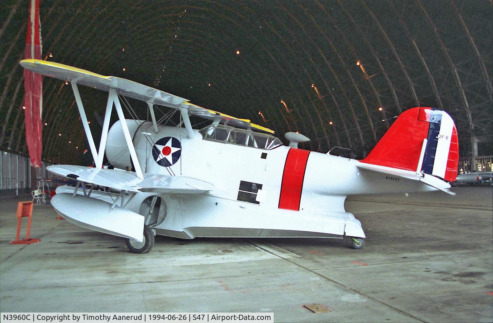 N3960C, 1945 Grumman J2F-6 Duck C/N Not found 33559/N3960C, Tillamook Naval Air Station Museum