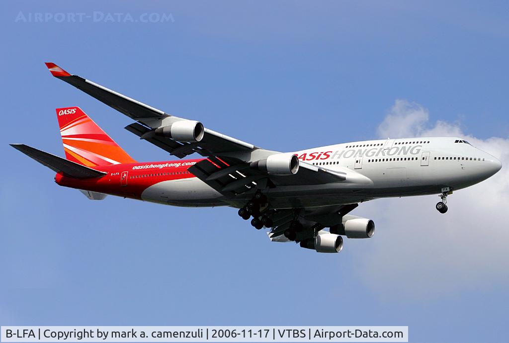 B-LFA, 1989 Boeing 747-412 C/N 24063, B.747
