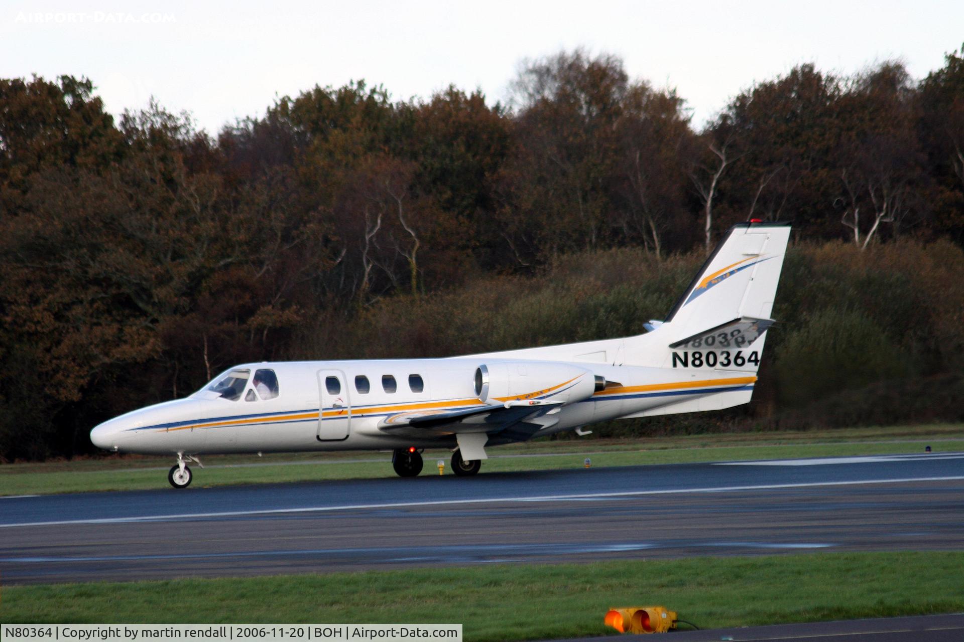 N80364, 1975 Cessna 500 Citation I C/N 500-0299, CITATION