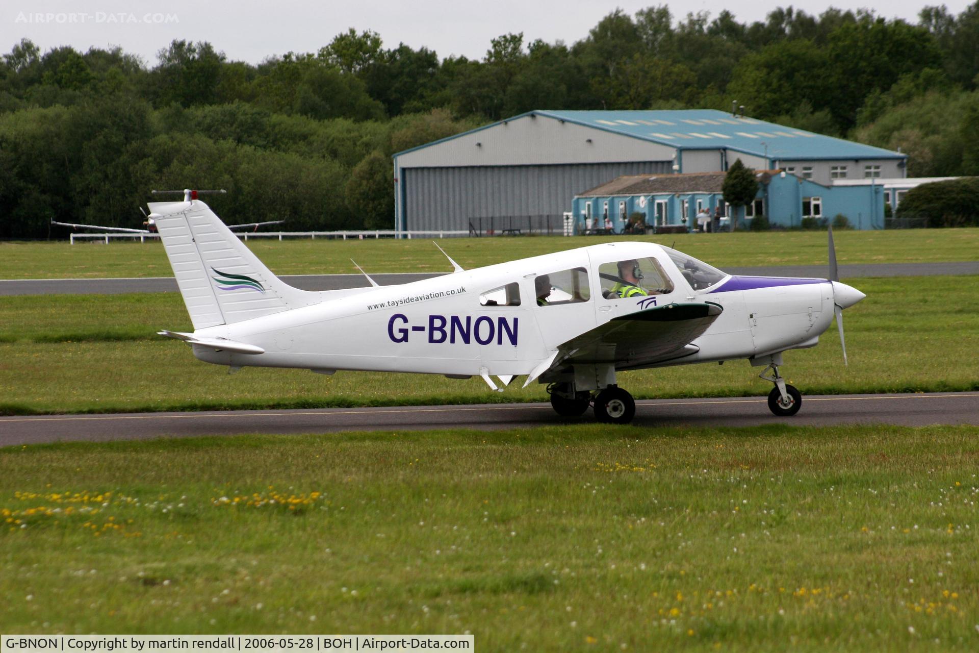 G-BNON, 1987 Piper PA-28-161 Cherokee Warrior II C/N 2816025, PA28