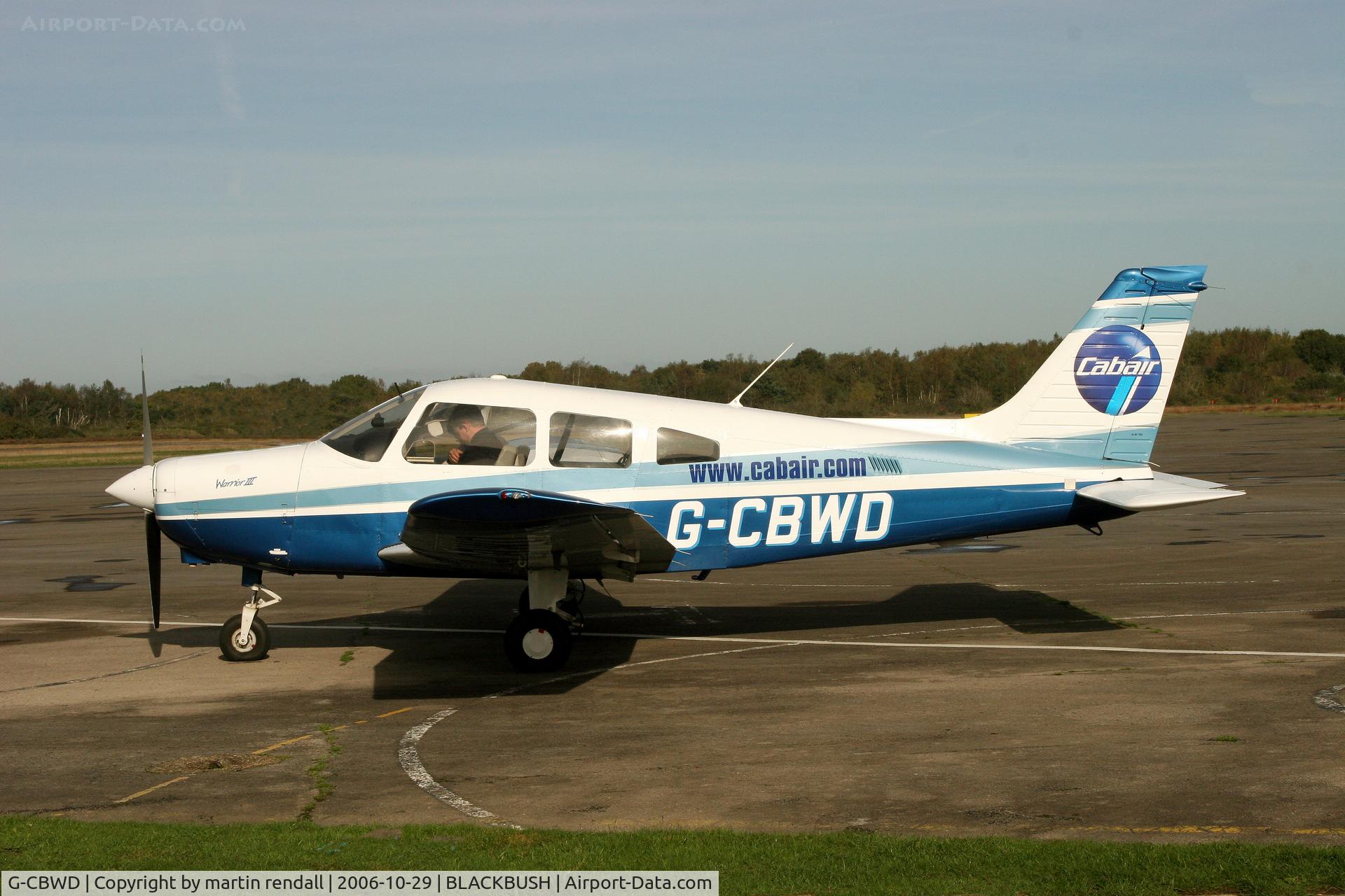 G-CBWD, 2002 Piper PA-28-161 Cherokee Warrior III C/N 2842160, PA28