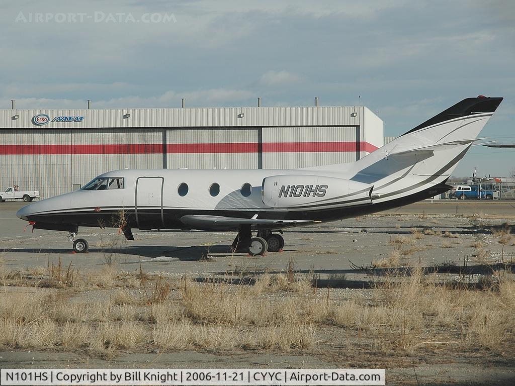 N101HS, 1976 Dassault Falcon 10 C/N 82, Parked at Avitat