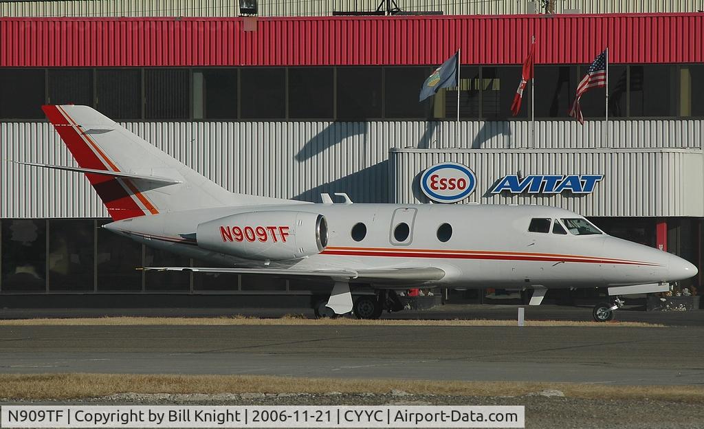 N909TF, 1975 Dassault Falcon 10 C/N 51, Parked at Avitat