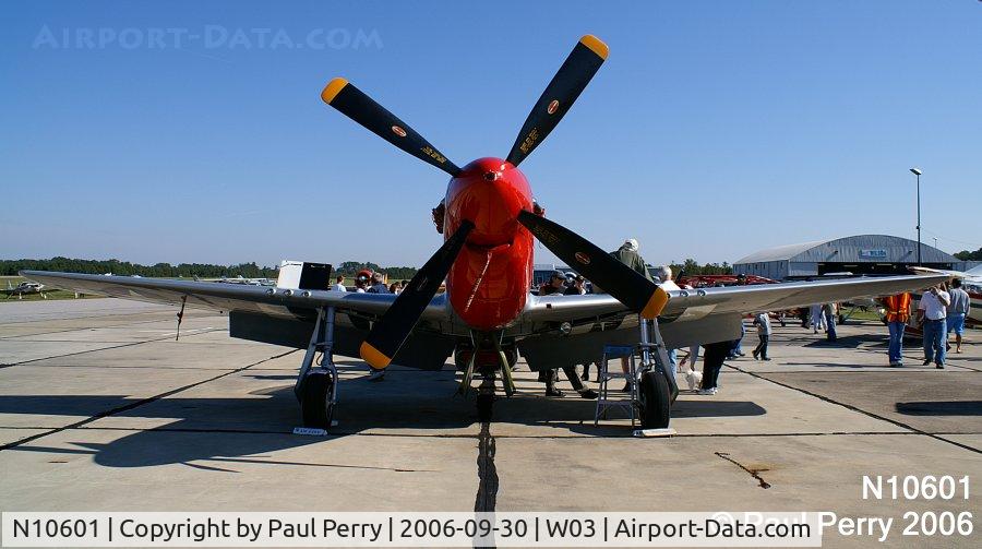 N10601, 1944 North American P-51D Mustang C/N 122-40383, Whats a P-51 without the nose shot
