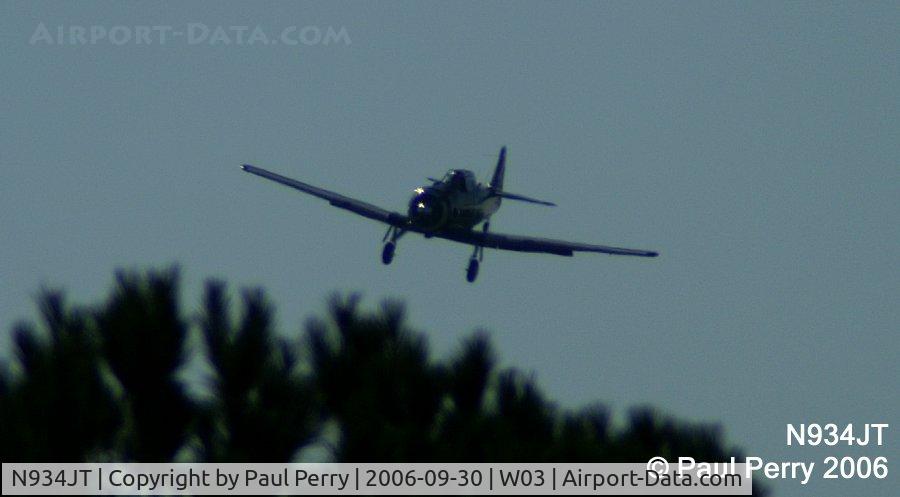 N934JT, 1942 North American SNJ-4 Texan C/N 88-12858, Alas, time to come in for a landing