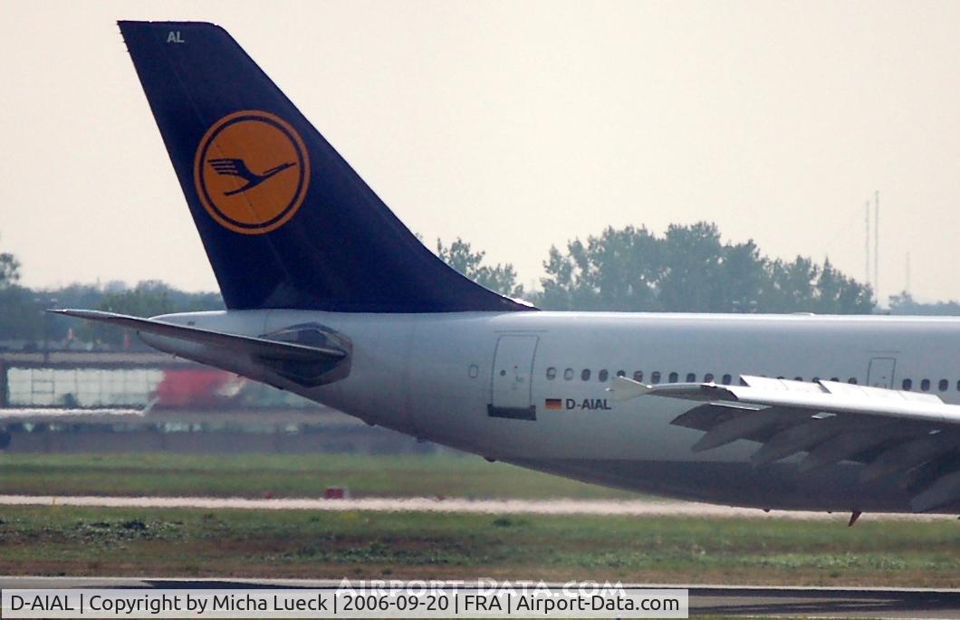 D-AIAL, 1987 Airbus A300B4-603 C/N 405, At Frankfurt