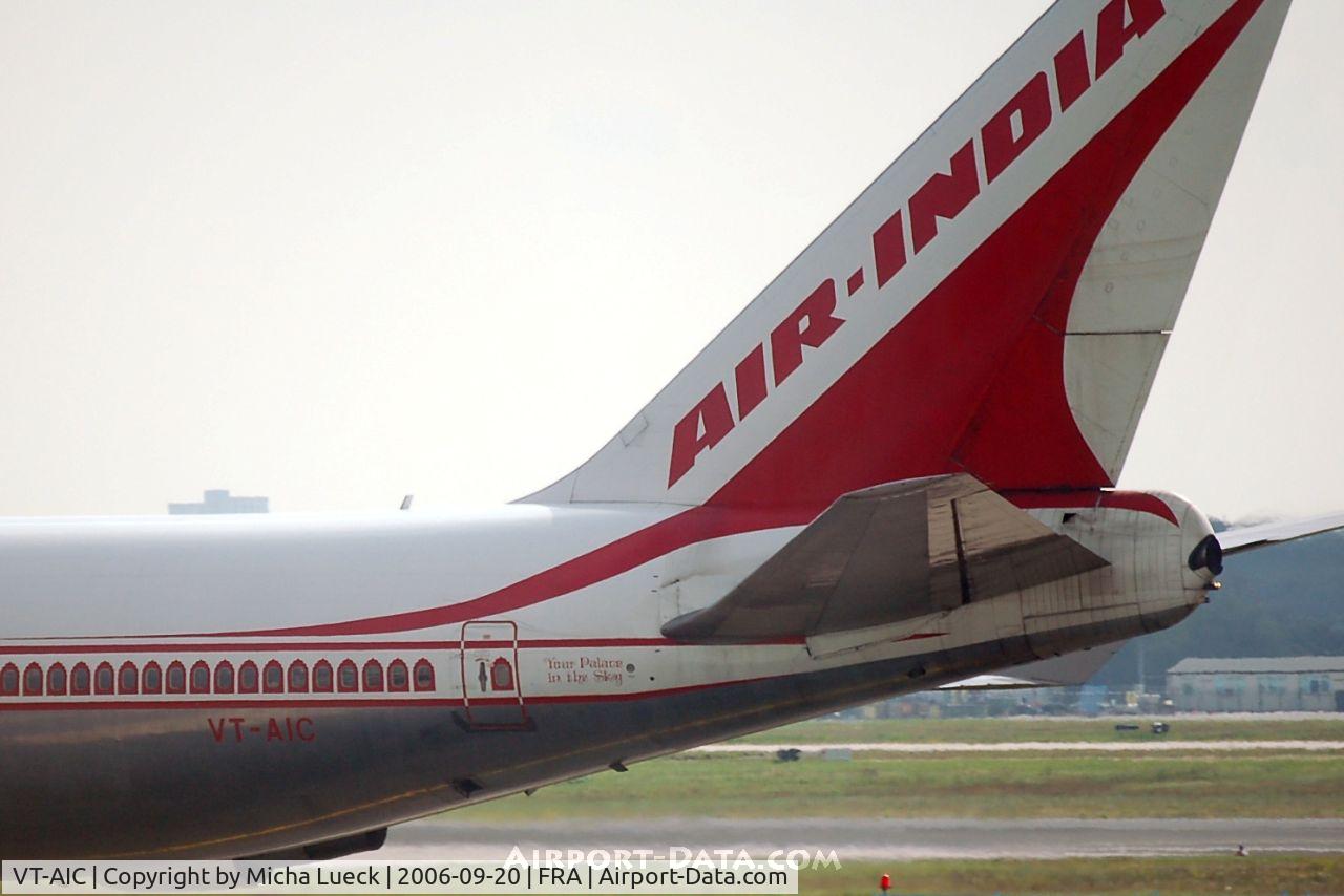 VT-AIC, 1989 Boeing 747-4B5 C/N 24198, At Frankfurt