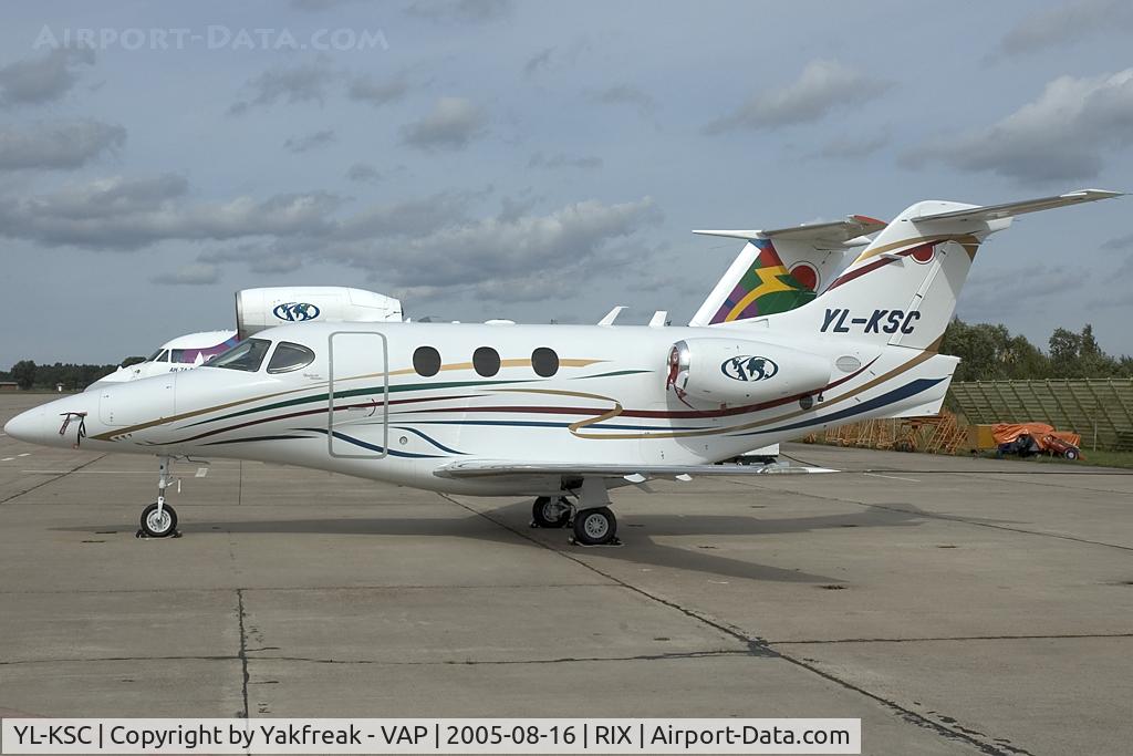 YL-KSC, 2001 Raytheon 390 Premier 1 C/N RB-20, KS Avia Raytheon Premier