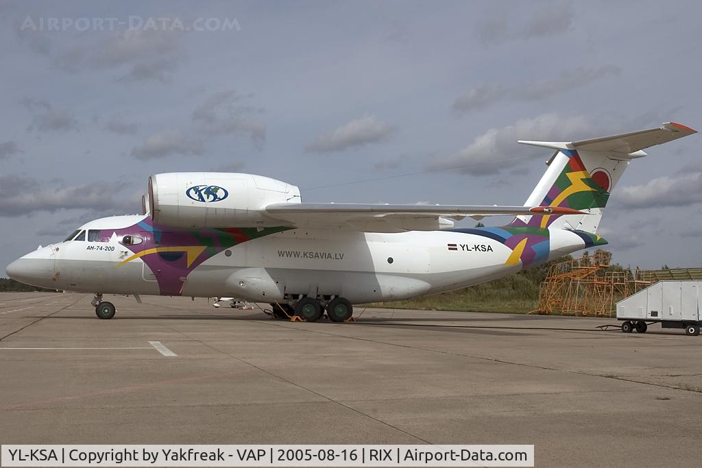 YL-KSA, Antonov An-74-200 C/N 36547098957, KS Avia Antonov 74