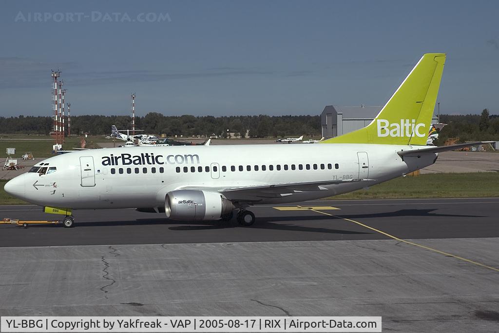 YL-BBG, 1990 Boeing 737-548 C/N 24919, Air Baltic Boeing 737-500