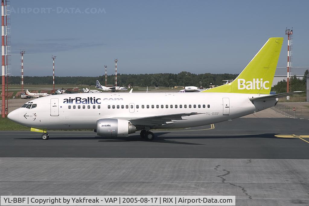 YL-BBF, 1990 Boeing 737-548 C/N 24878, Air BAltic Boeing 737-500