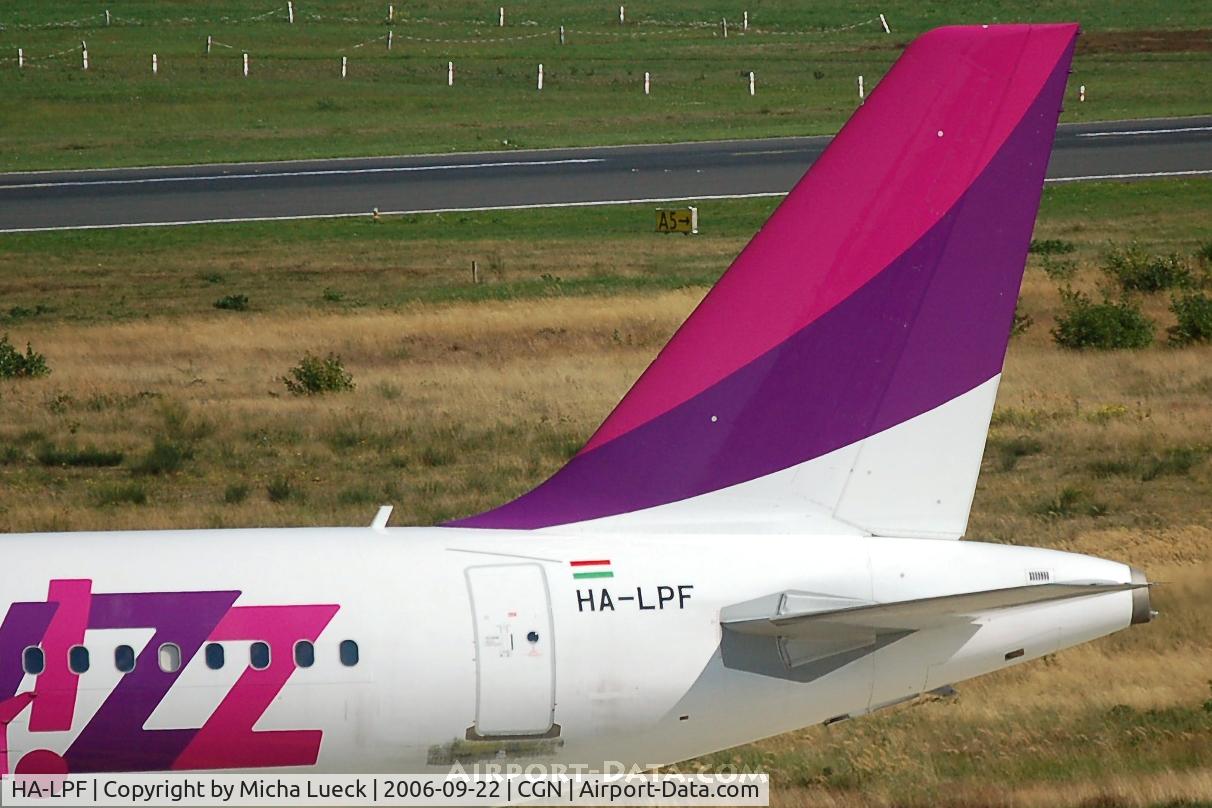 HA-LPF, 2002 Airbus A320-233 C/N 1834, At Cologne/Bonn