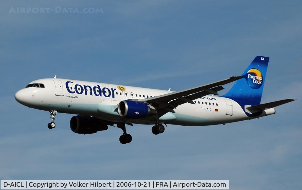 D-AICL, 2001 Airbus A320-212 C/N 1437, Condor Berlin A320-212