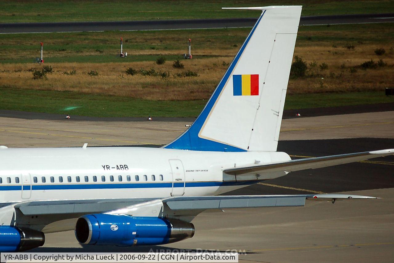YR-ABB, 1974 Boeing 707-3K1C C/N 20804, One of the very last B 707s in passenger service - this example flies for the Romanian Government