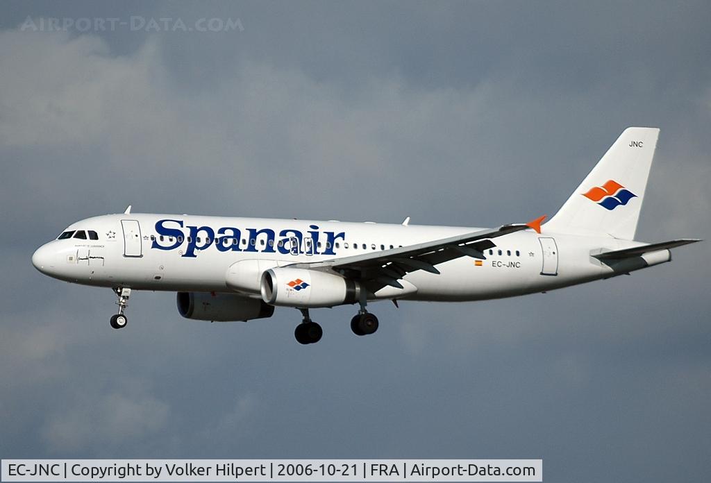 EC-JNC, 2005 Airbus A320-232 C/N 2589, Spanair A320-232