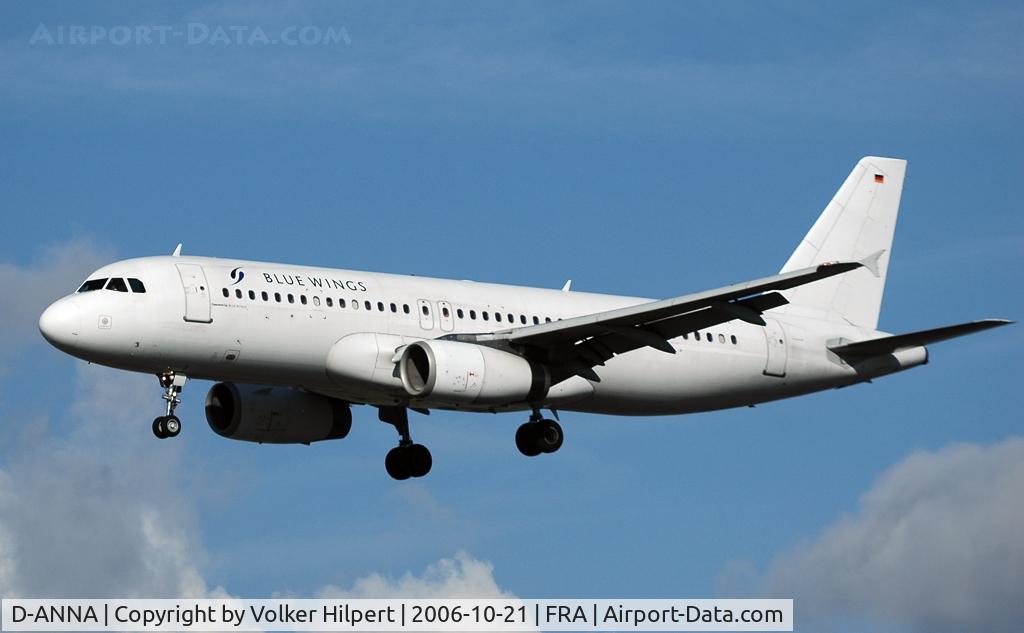 D-ANNA, 1996 Airbus A320-233 C/N 916, Blue Wings A320-233