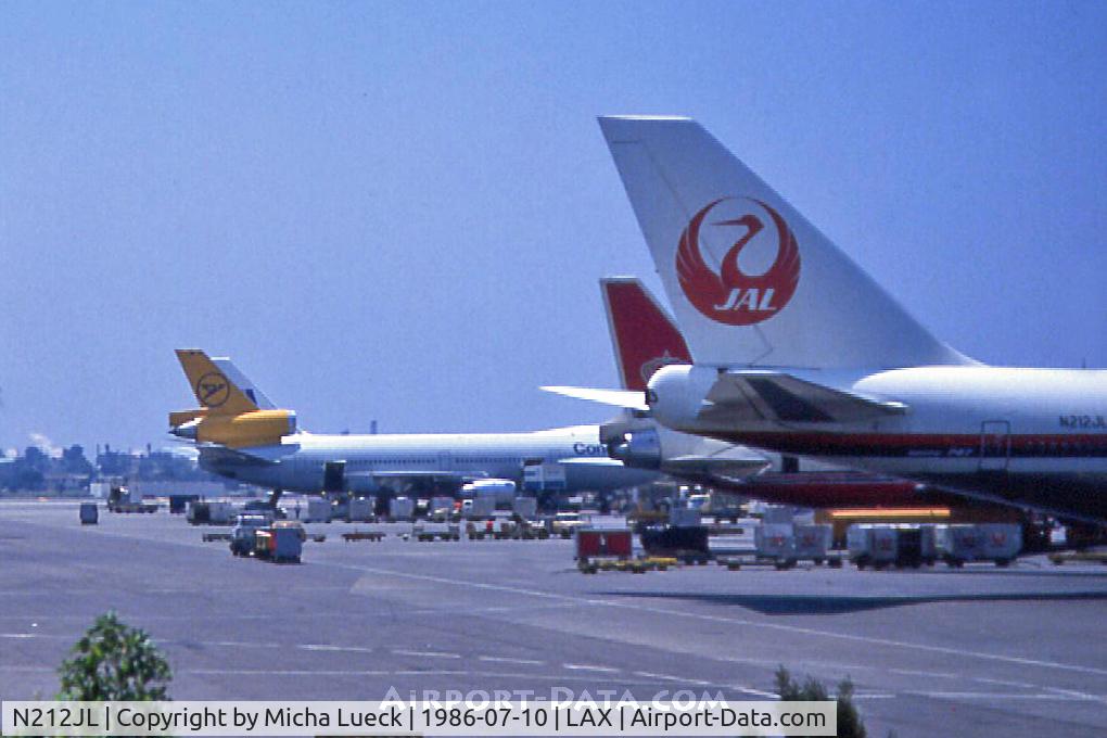 N212JL, 1983 Boeing 747-346 C/N 23067, LAX apron
