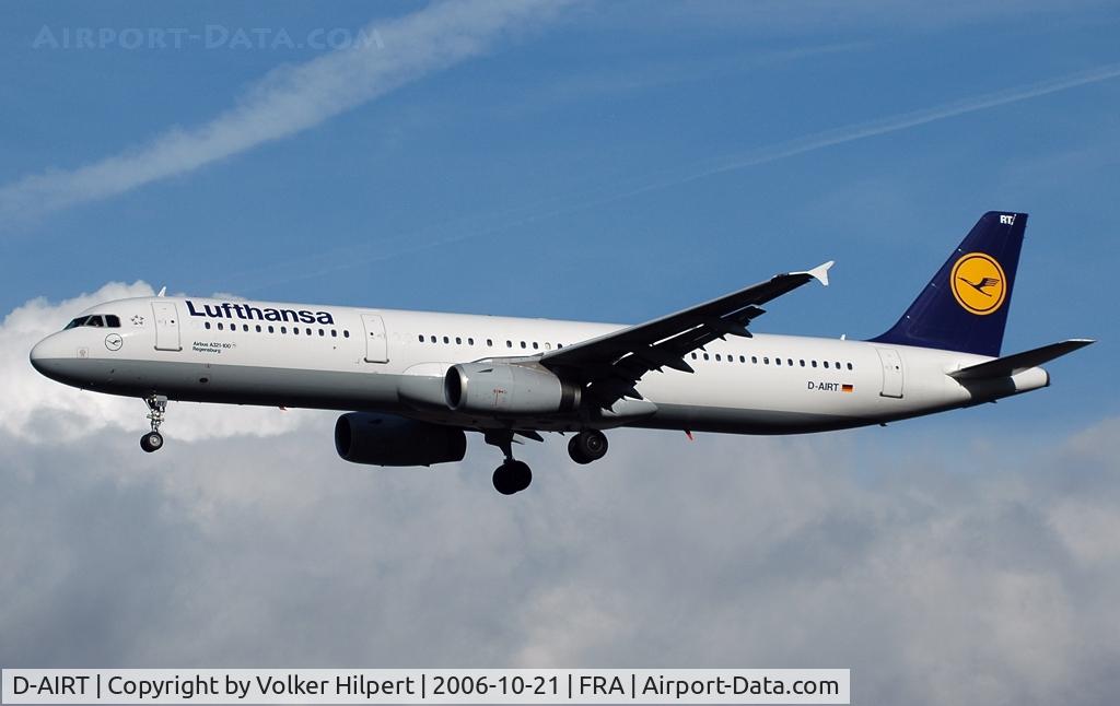 D-AIRT, 1997 Airbus A321-131 C/N 0652, Lufthansa A321-131