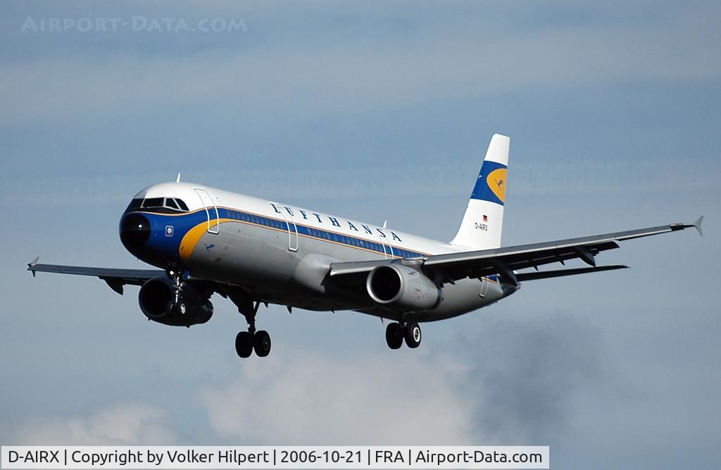 D-AIRX, 1998 Airbus A321-131 C/N 0887, Lufthansa A321-131