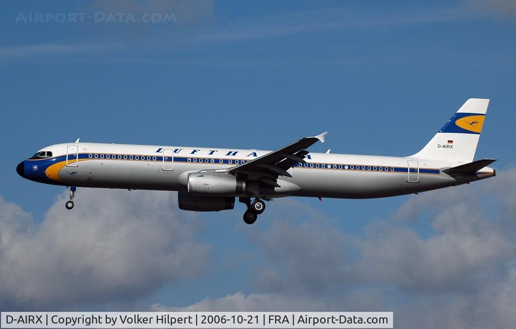 D-AIRX, 1998 Airbus A321-131 C/N 0887, Lufthansa A321-131