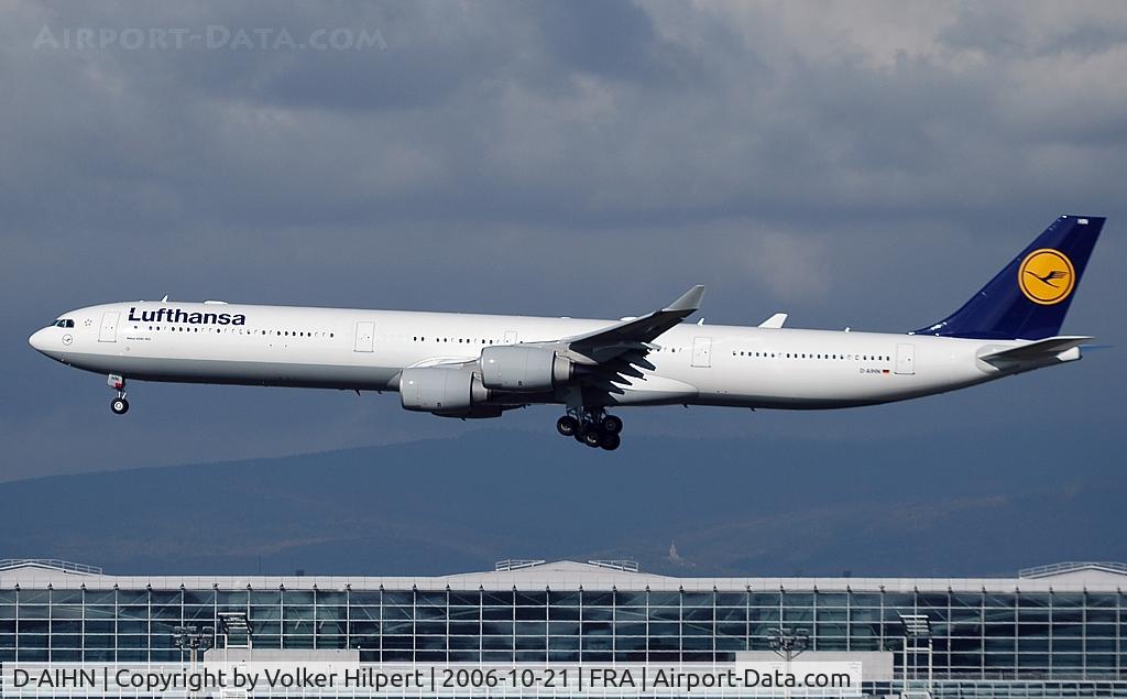 D-AIHN, 2006 Airbus A340-642 C/N 763, Lufthansa A340-642