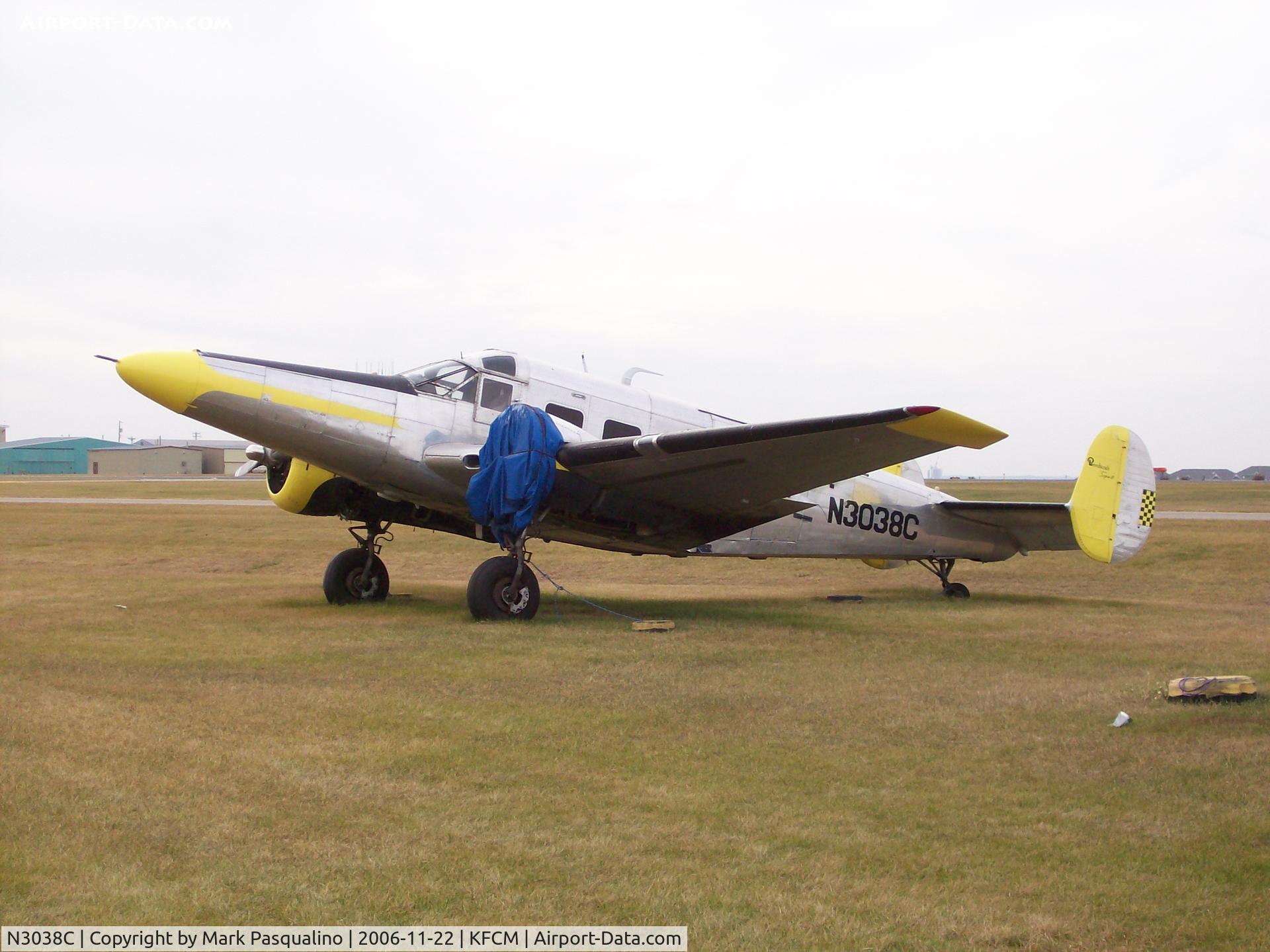 N3038C, 1958 Beech E18S C/N BA-374, Beech E18S