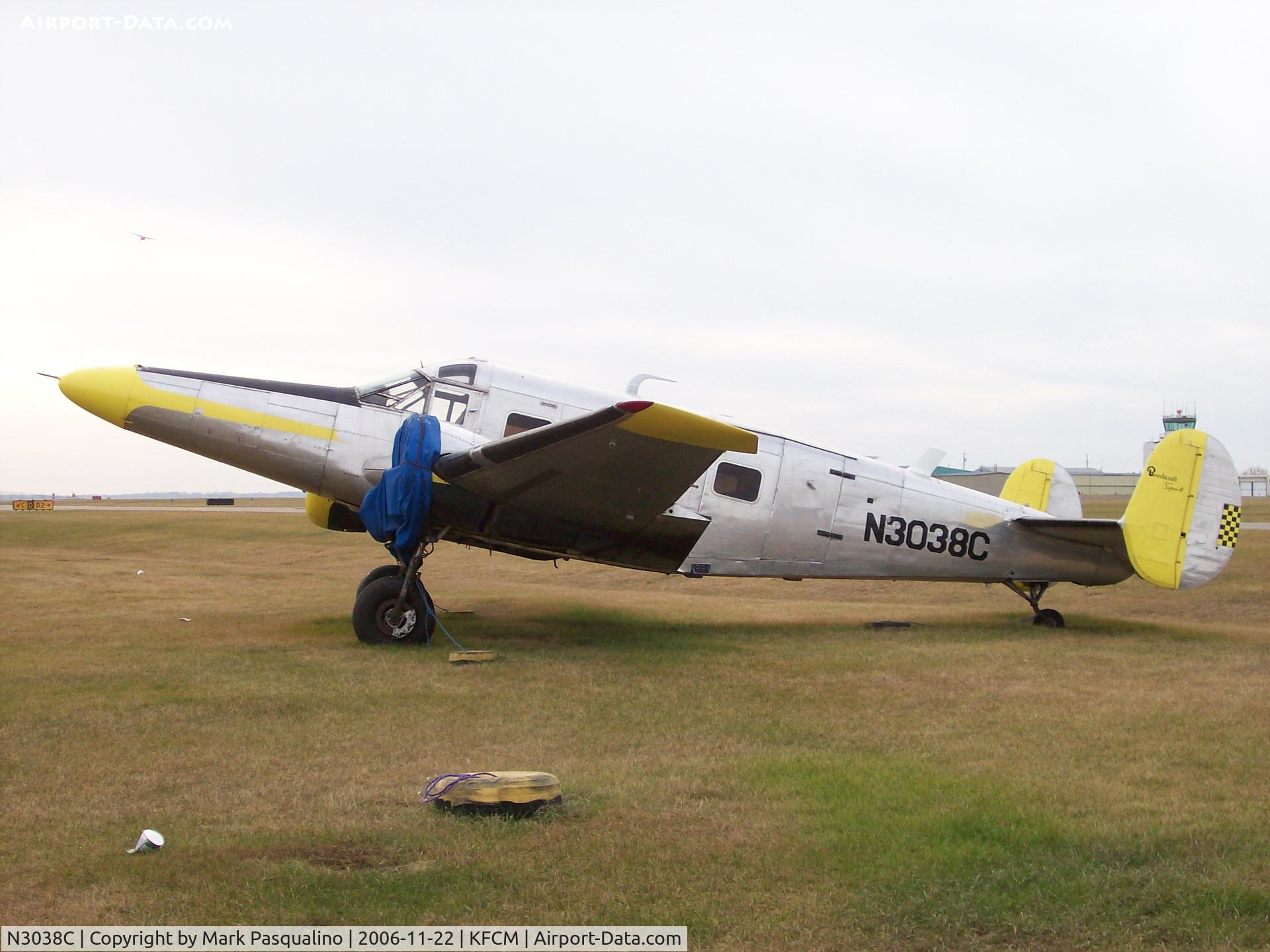 N3038C, 1958 Beech E18S C/N BA-374, Beech E18S