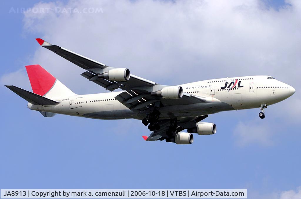 JA8913, 1998 Boeing 747-446 C/N 26359, B.747