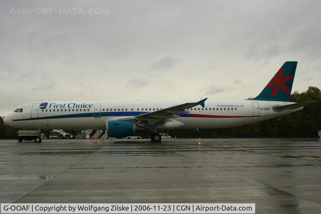 G-OOAF, 1997 Airbus A321-211 C/N 677, visitor