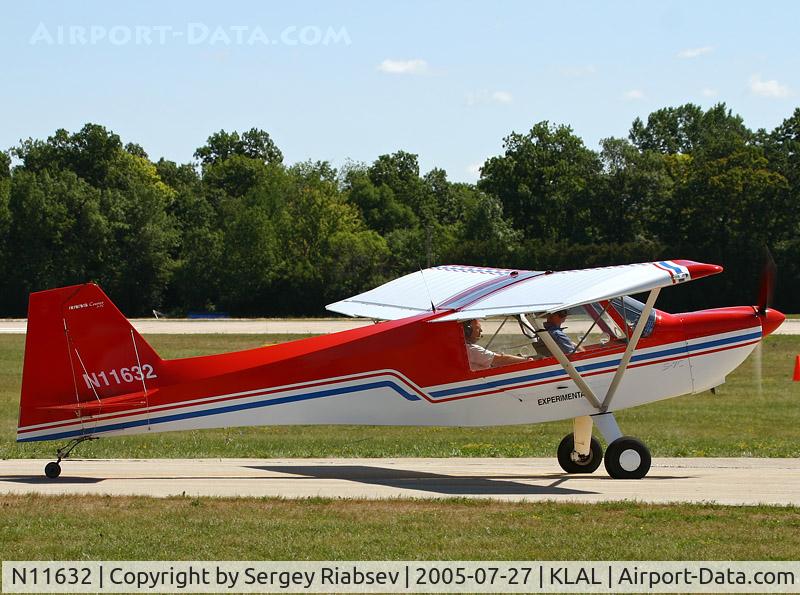 N11632, 1996 Rans S-7C Courier C/N C0796-002, EAA AirVenture 2005