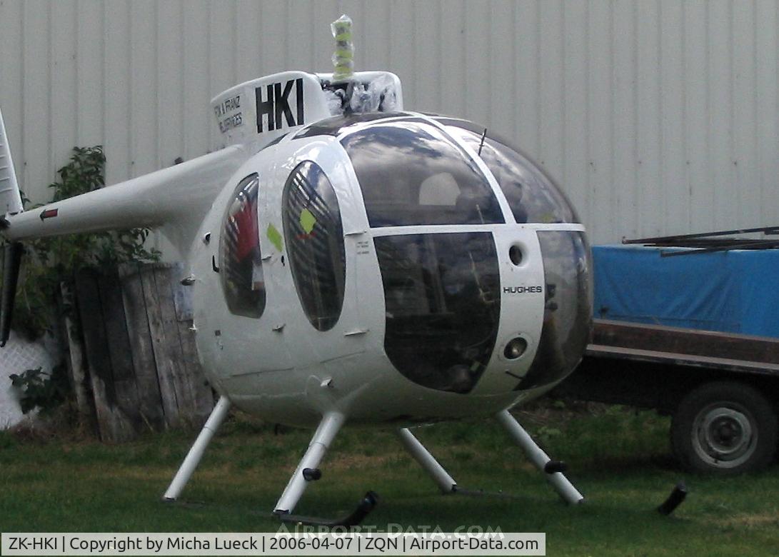ZK-HKI, Hughes 369HS C/N 860856S, Stored in Queenstown